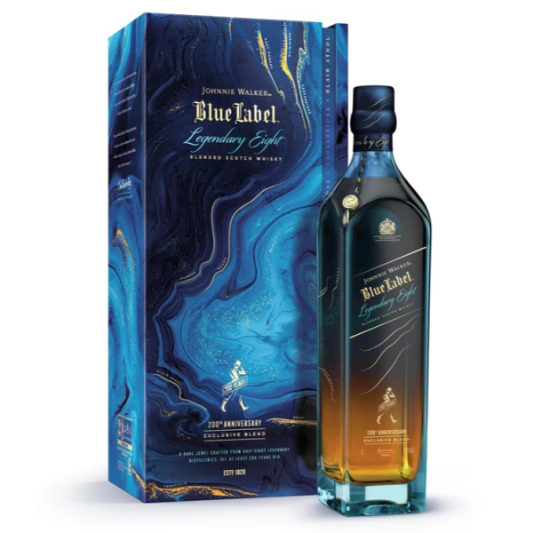 Johnnie Walker Blue Label 'Legendary Eight' Blended Scotch Whisky