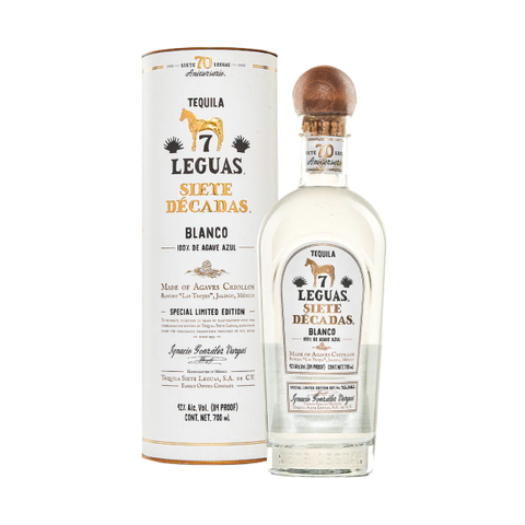 Siete Leguas Siete Decadas Blanco Tequila