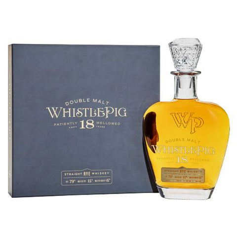 Whistlepig Double Malt 18 Year Straight Rye Whiskey